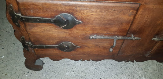 Cassapanca Anni 80 in Legno Massello