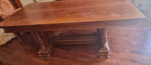 Tavolo Rinascimento Rinascimentale Inizi 900 Minimo Restauro