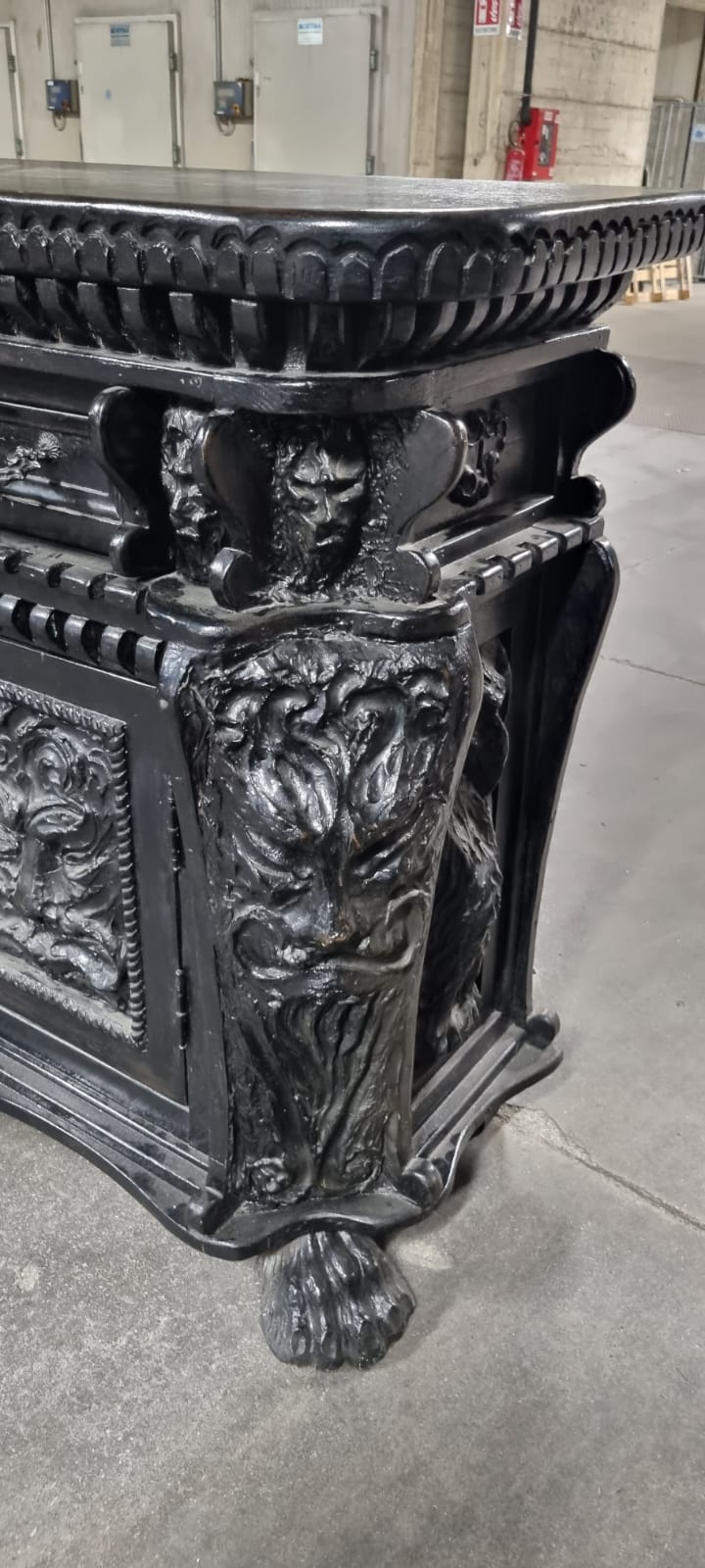 Credenza Studio Notarile Sala Pranzo Stile Rinascimento Rinascimentale Fatta a mano