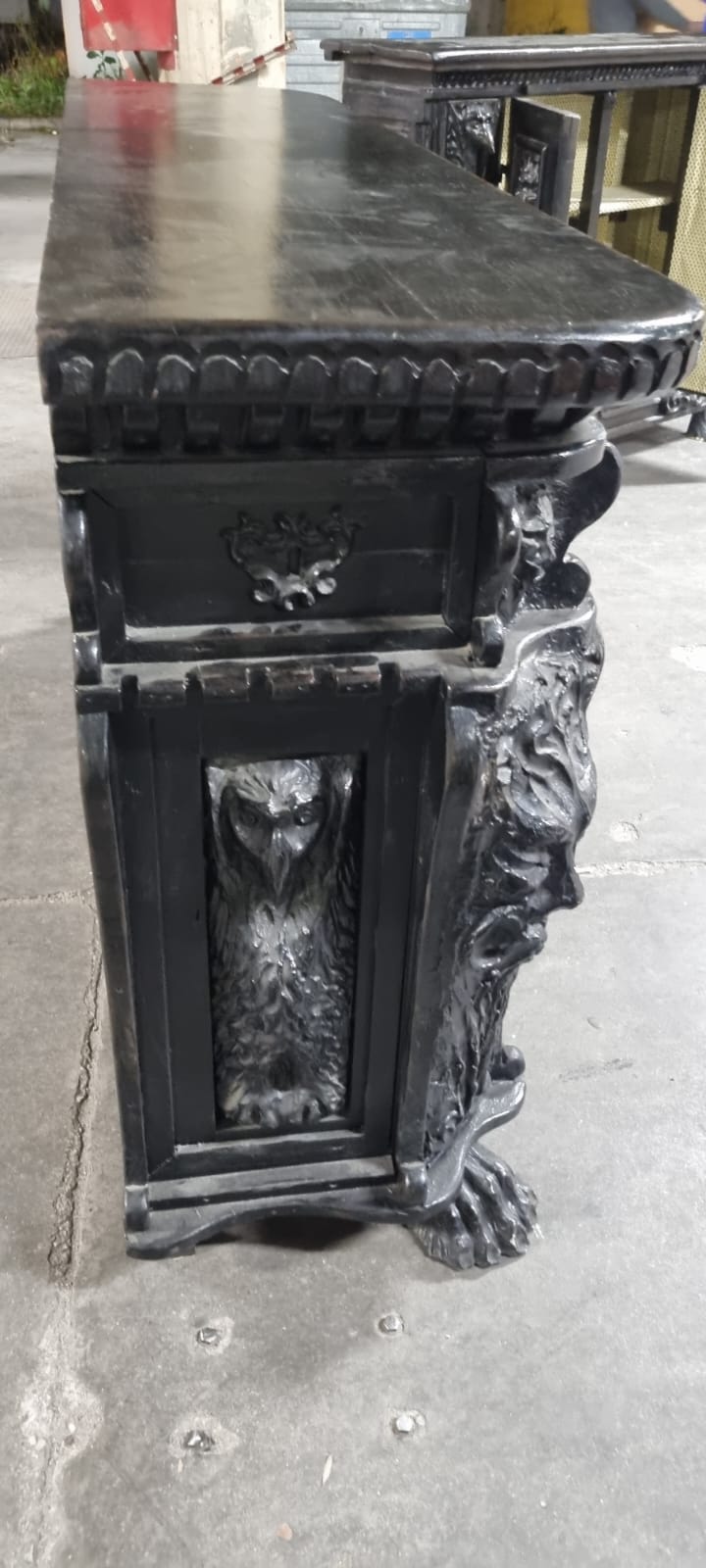 Credenza Studio Notarile Sala Pranzo Stile Rinascimento Rinascimentale Fatta a mano