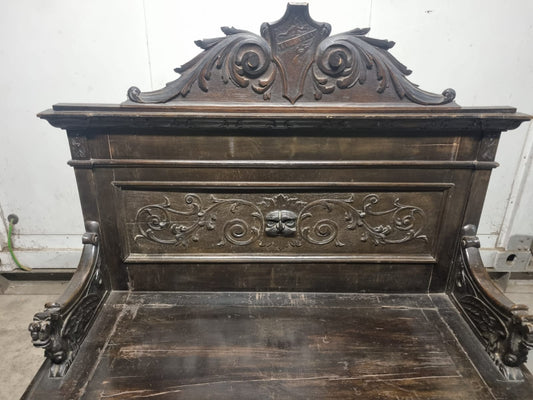 Cassapanca Rinascimento Rinascimentale Fine 800