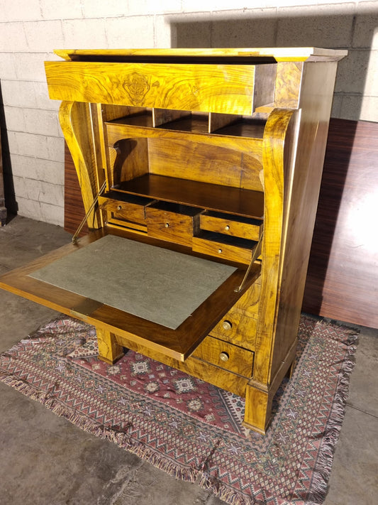 Secretaire Impero con 3 Cassetti Meta' 800 Minimo Restauro