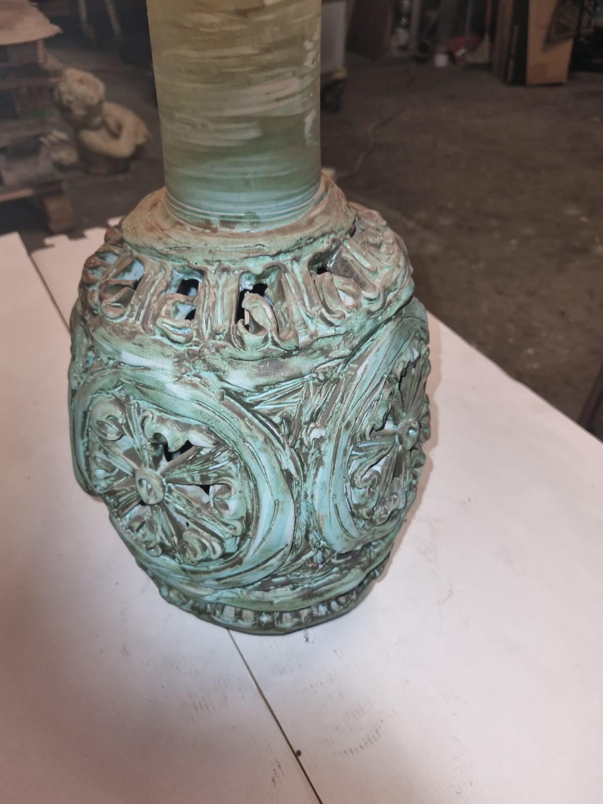 Lampada in Terracotta Anni 70