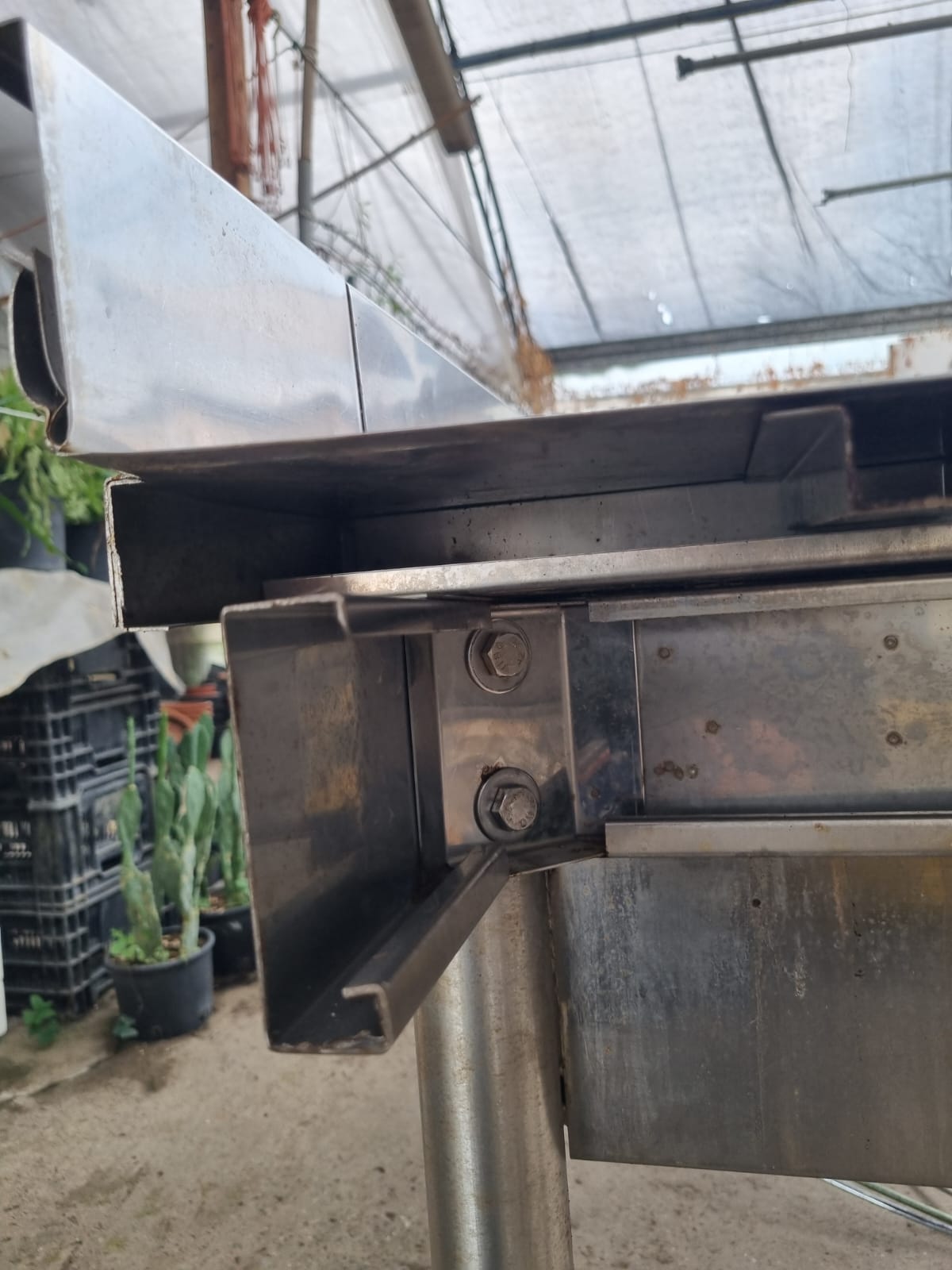 Grande Lavandino in Acciaio Professionale Usato lungo 180cm
