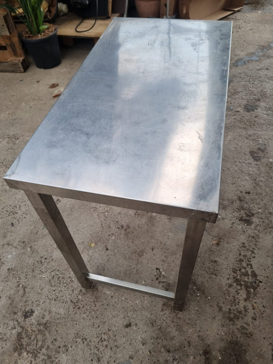 Tavolo in Acciaio usato Professionale Lungo 90cm