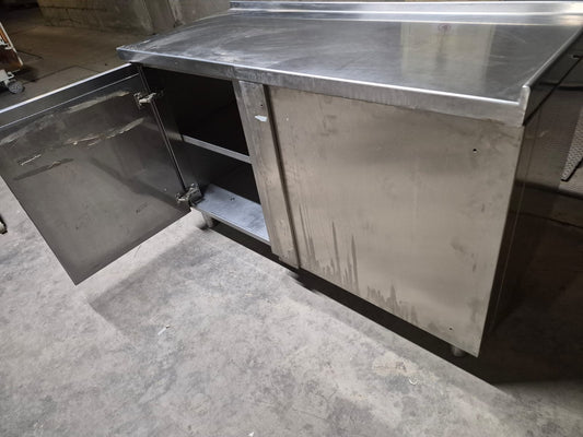 Bancone in Acciaio Professionale 142*60 Usato