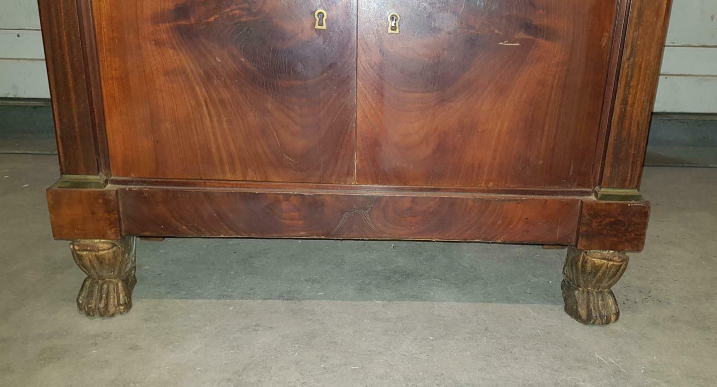 Bellissimo Secretaire Impero Fine 800 Da Restaurare