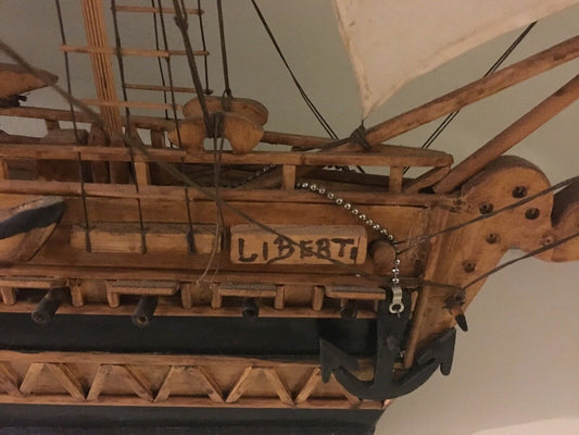 Veliero Da Collezione A Tre Alberi Lunghezza Massima 105 Cm Da Restaurare