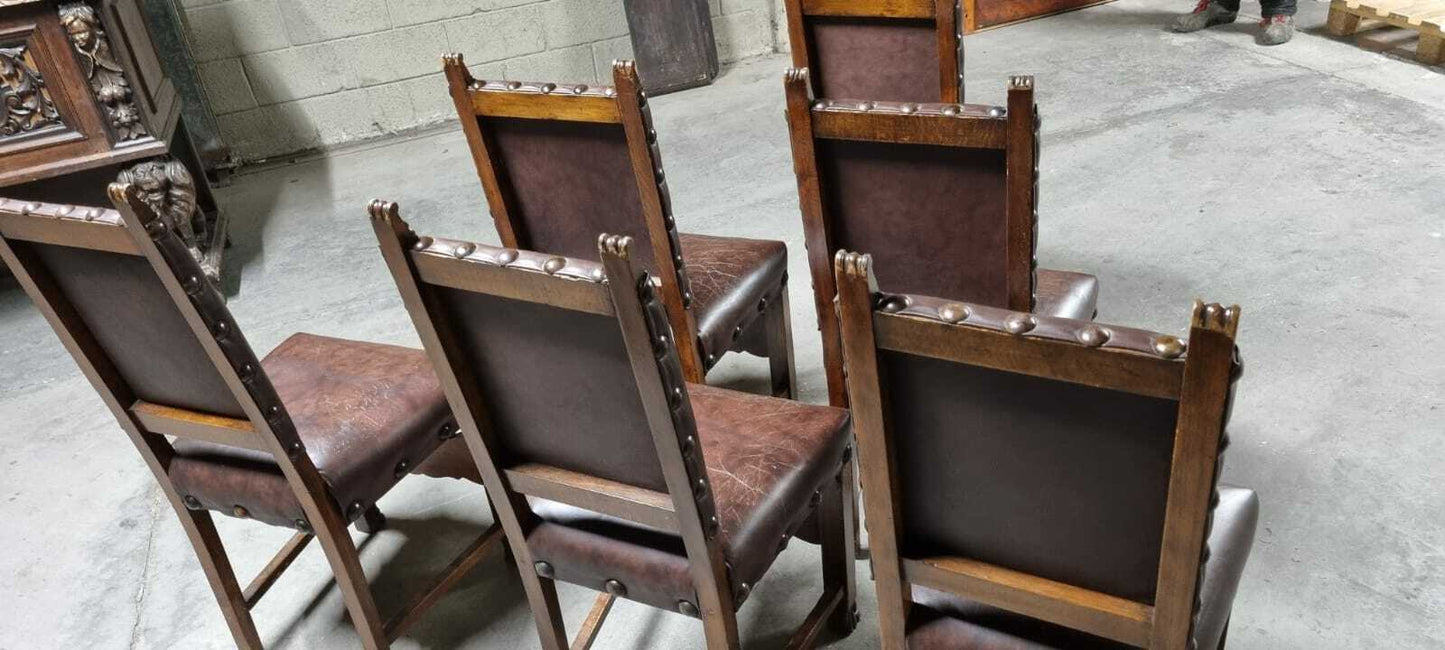 Bellissima Sala Da Pranzo Rinascimento Rinascimentale Inizii 900 Presenta Tarli