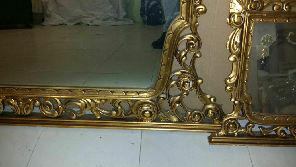 Bellissima Specchiera Per Como' e comodini stile Impero