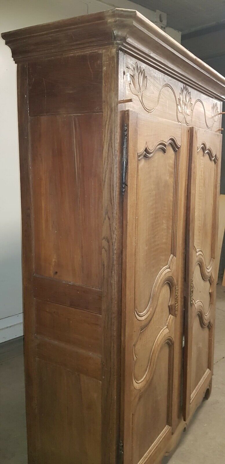 Armadio Luigi Xv In Noce Xix Secolo Minimo Restauro