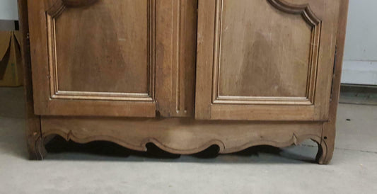 Armadio Luigi Xv In Noce Xix Secolo Minimo Restauro