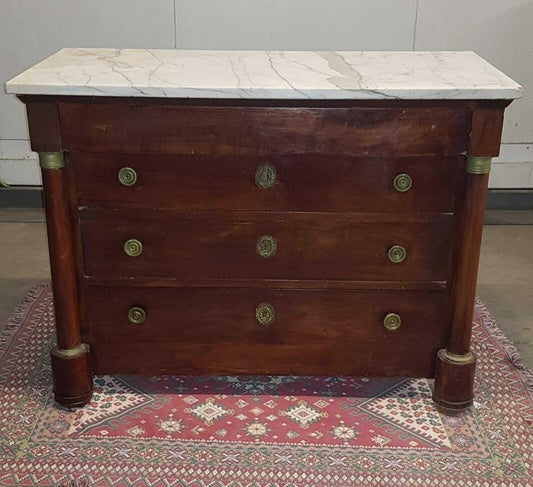 Bellissimo Como Cassettone Impero Meta' 800 da restaurare