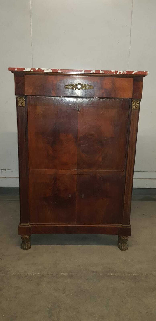 Bellissimo Secretaire Impero Fine 800 Da Restaurare