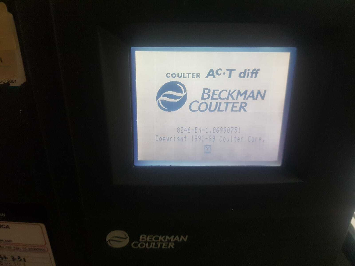 Macchinario Da Laboratorio Beckman Coulter Ac T Diff Usato Venduto per Pezzi di Ricambio