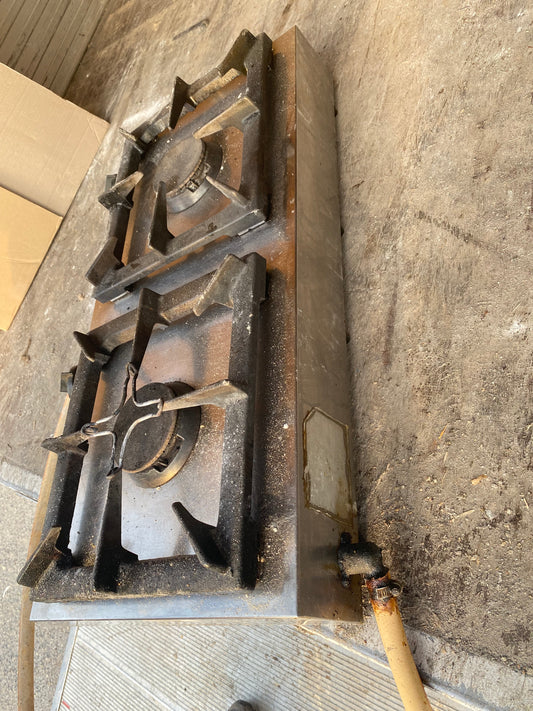 Fornello a Gas a due Fuochi Professionale Usato