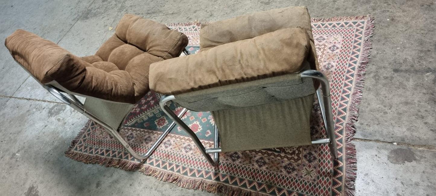 Due Poltrone Sedie Anni 70 Vintage