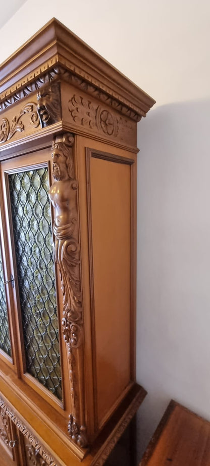 Studio Notarile Meta' 900 con Libreria a 5 Ante