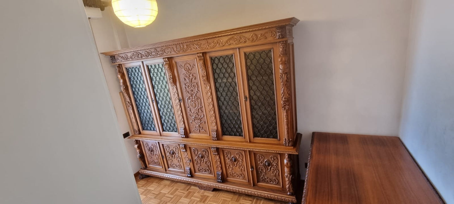 Studio Notarile Meta' 900 con Libreria a 5 Ante