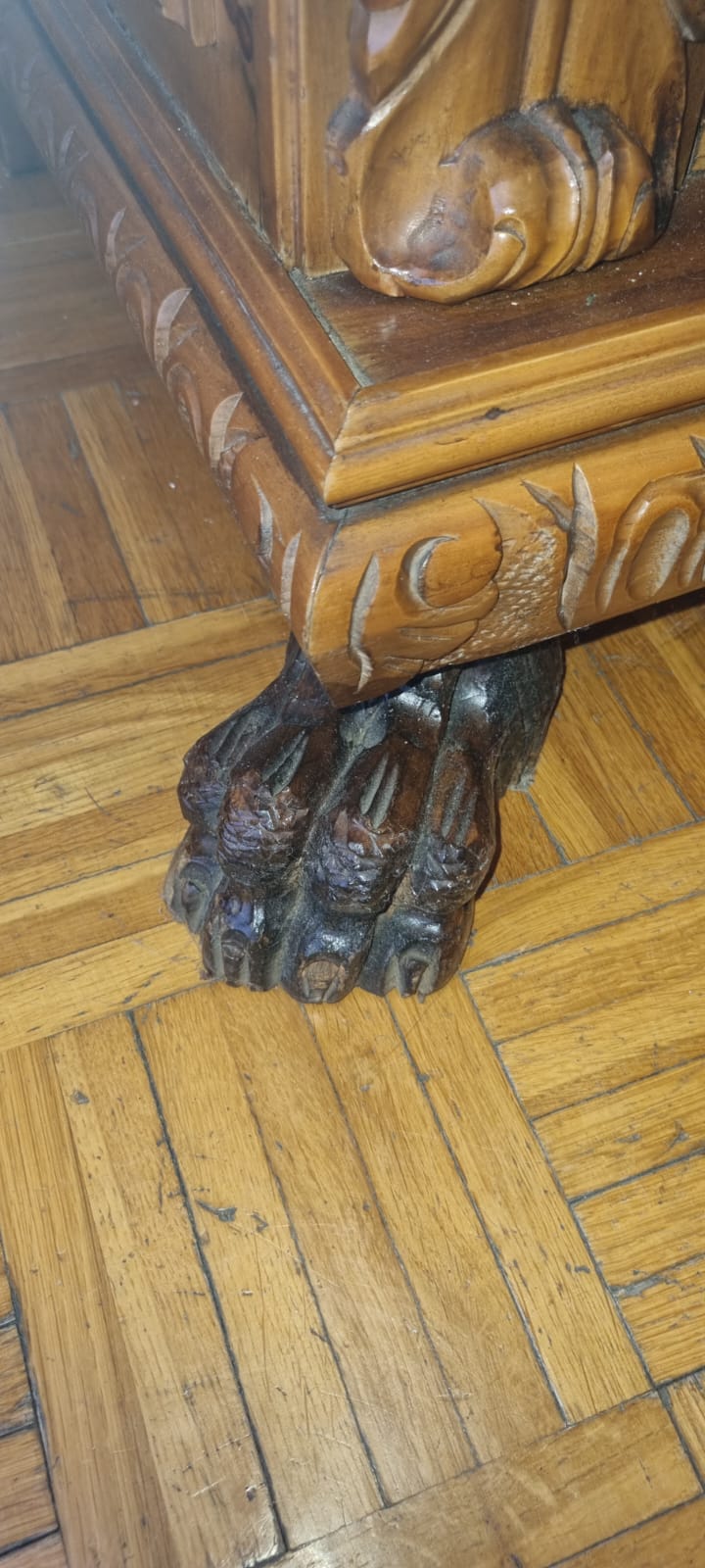 Studio Notarile Meta' 900 con Libreria a 5 Ante