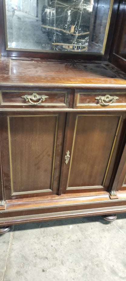 Credenza Vetrina Libreria Impero Fine 800. Necessita di Restauro