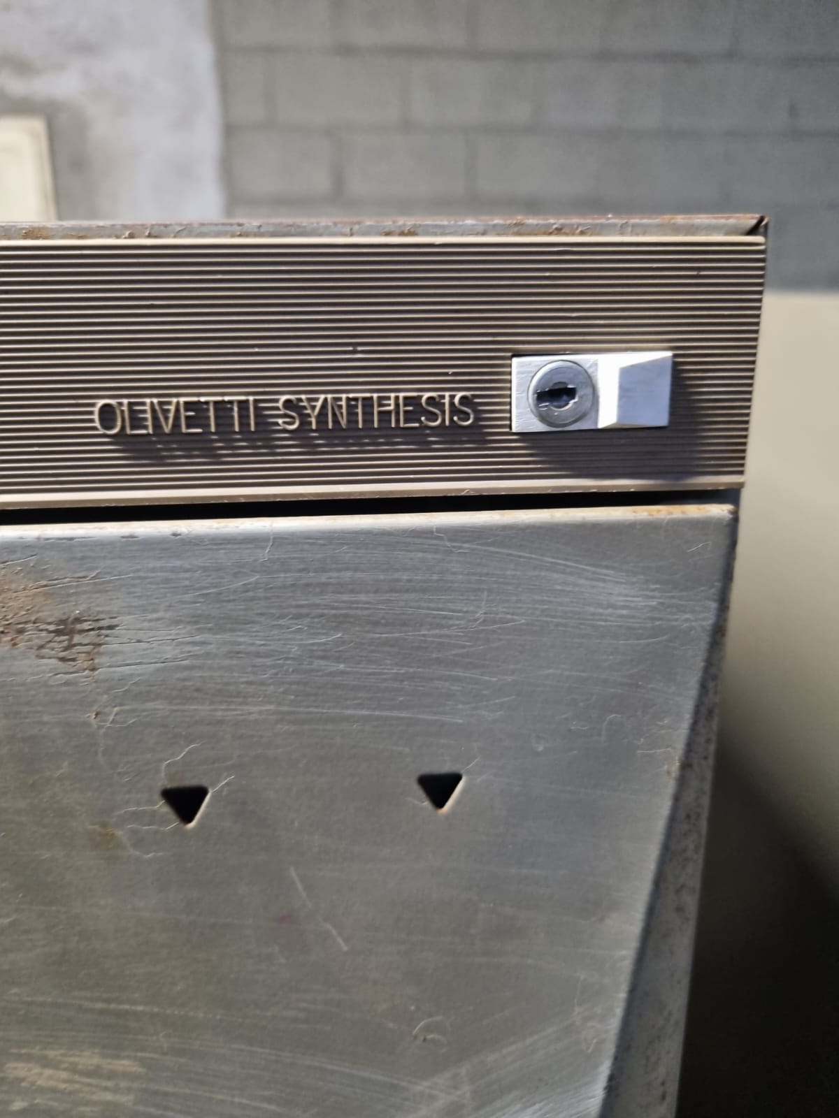 3 Schedari cassettiere Vintage 1960s File Cabinet Olivetti Synthesis Design Ettore Sottsass