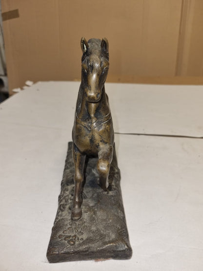 Statuina Cavallo in Bronzo Antico