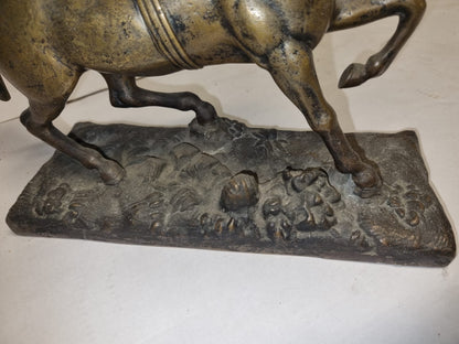 Statuina Cavallo in Bronzo Antico