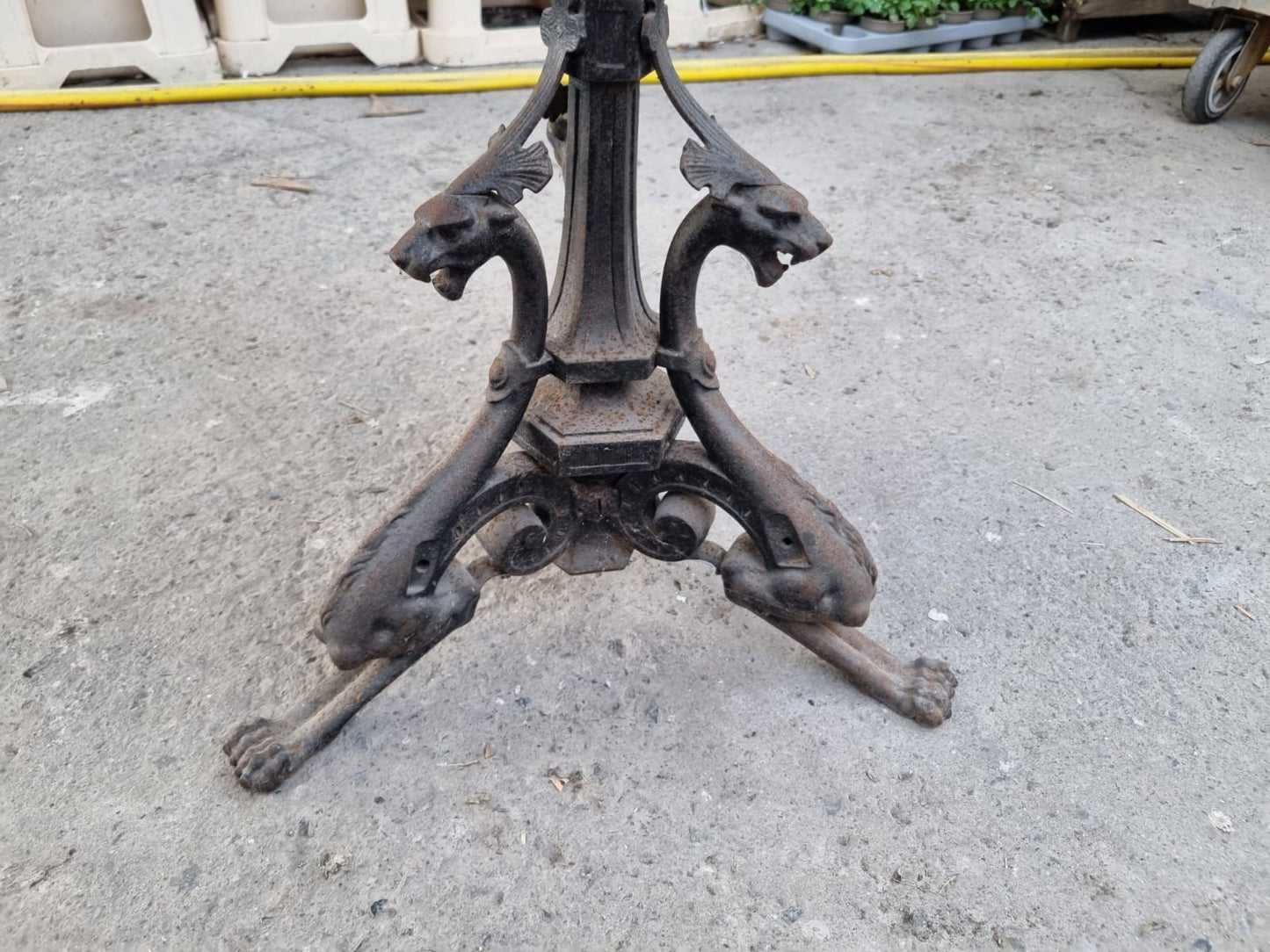 Tavolo Da Giardino in Ferro Battuto Inizi 900