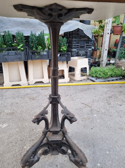 Tavolo Da Giardino in Ferro Battuto Inizi 900