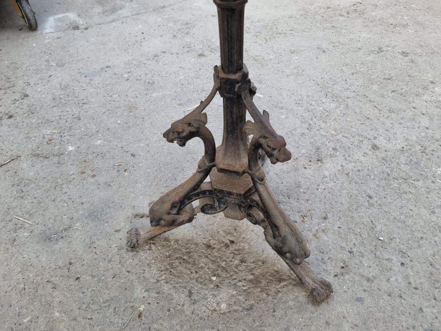 Tavolo Da Giardino in Ferro Battuto Inizi 900
