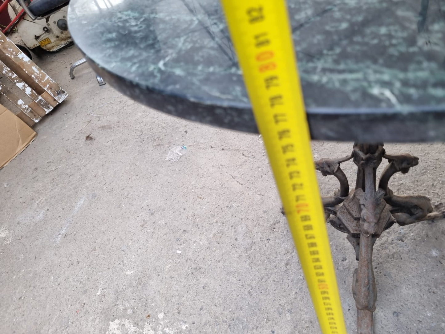 Tavolo Da Giardino in Ferro Battuto Inizi 900