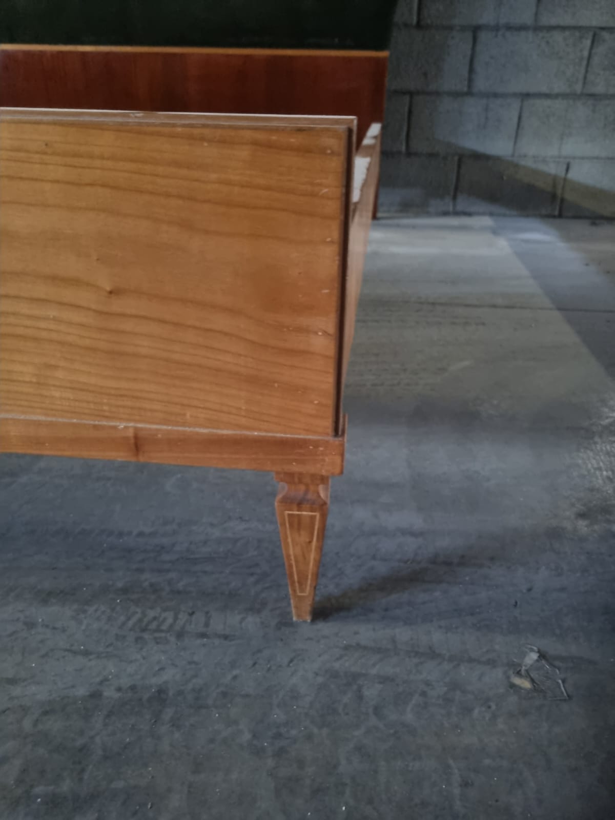 Letto Matrimoniale Stile Decò Anni 70 Vintage