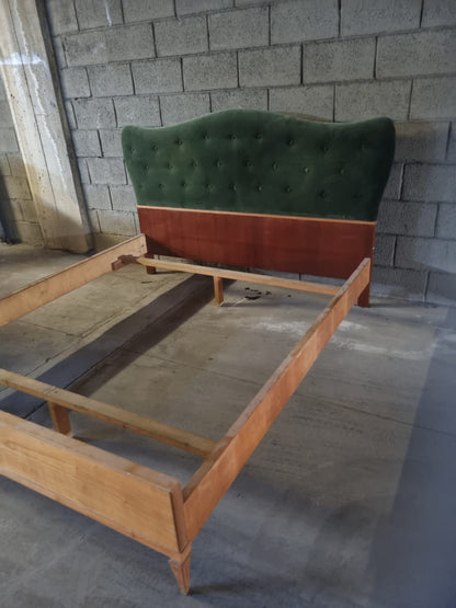 Letto Matrimoniale Stile Decò Anni 70 Vintage
