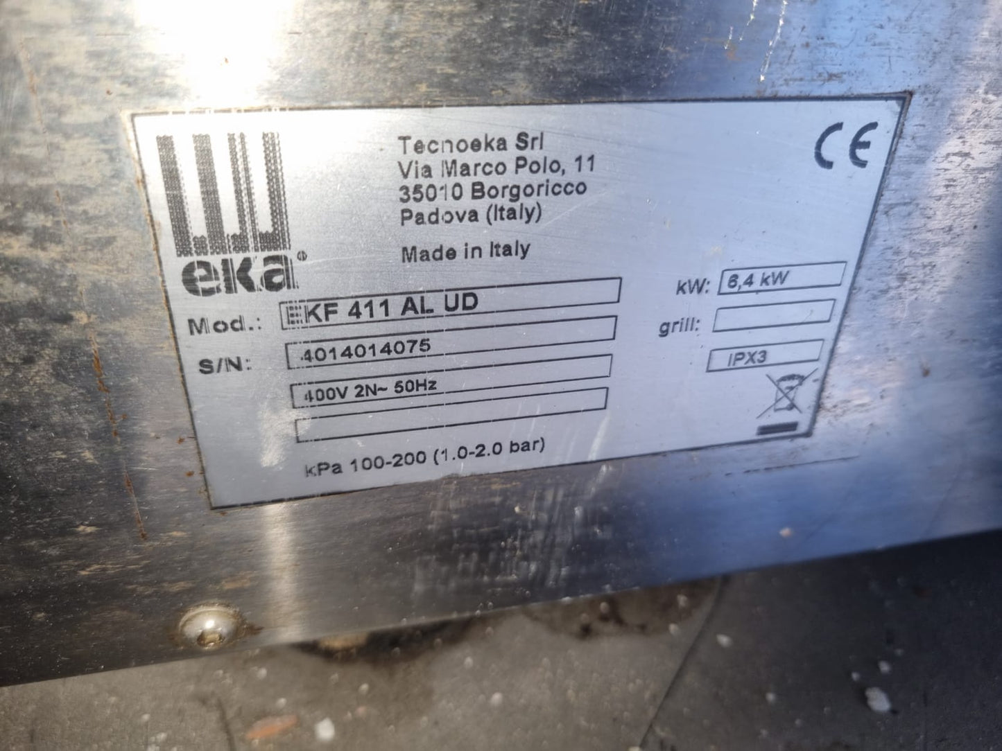 Forno Professionale Elettrico Eka Usato