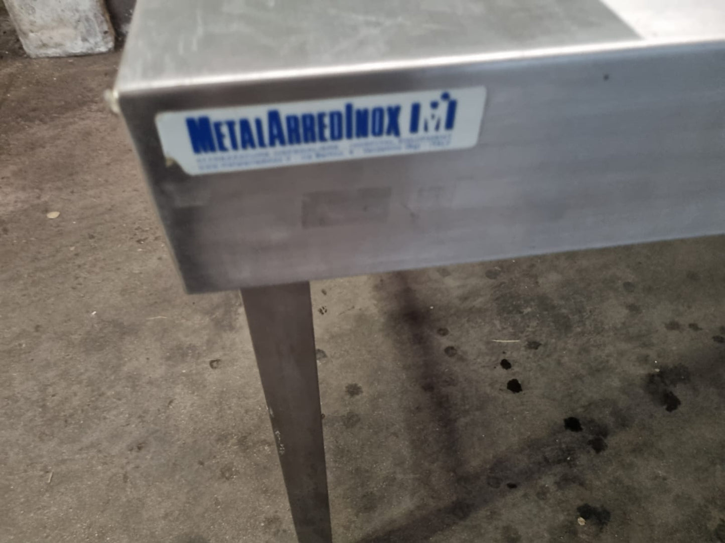 Tavolo in Acciaio con Negativoscopio usato