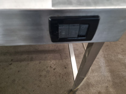 Tavolo in Acciaio con Negativoscopio usato