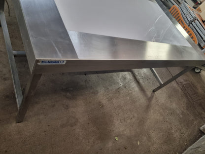 Tavolo in Acciaio con Negativoscopio usato