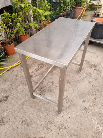 Tavolo in Acciaio usato Professionale Lungo 90cm