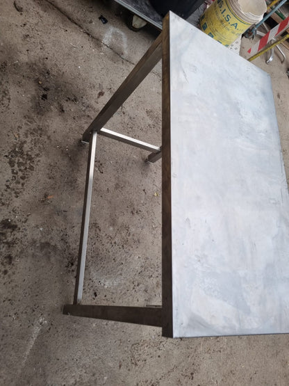 Tavolo in Acciaio usato Professionale Lungo 90cm