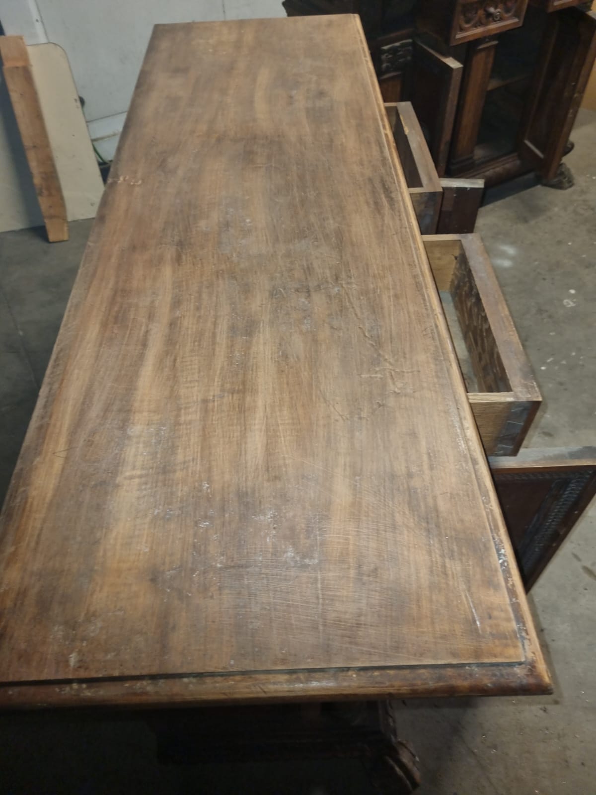 Coppia di Credenza Rinascimento Rinascimentale Inizii 900 da Restaurare