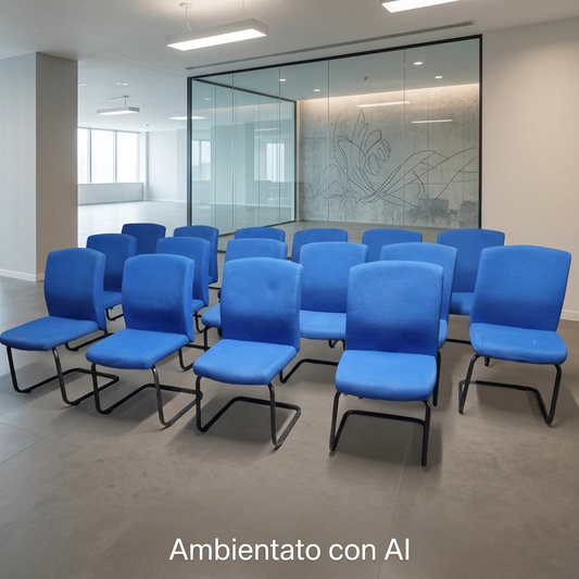 16 Sedie Poltrone sala da Riunione sala attesa usate