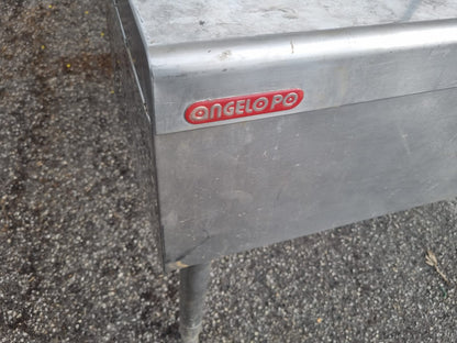 Lavandino in Acciaio Professionale Usato Marca AngeloPo Lungo 200cm