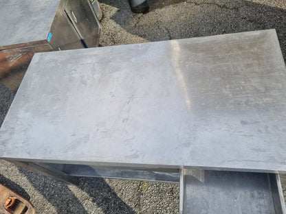 Bancone Tavolo in Acciaio Professionale con 1 cassetto Lungo 140cm Usato