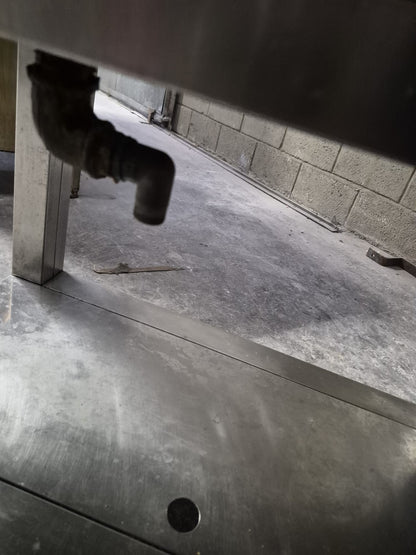 Cucina a Gas a Due Fuochi con Griglia Professionale Usata