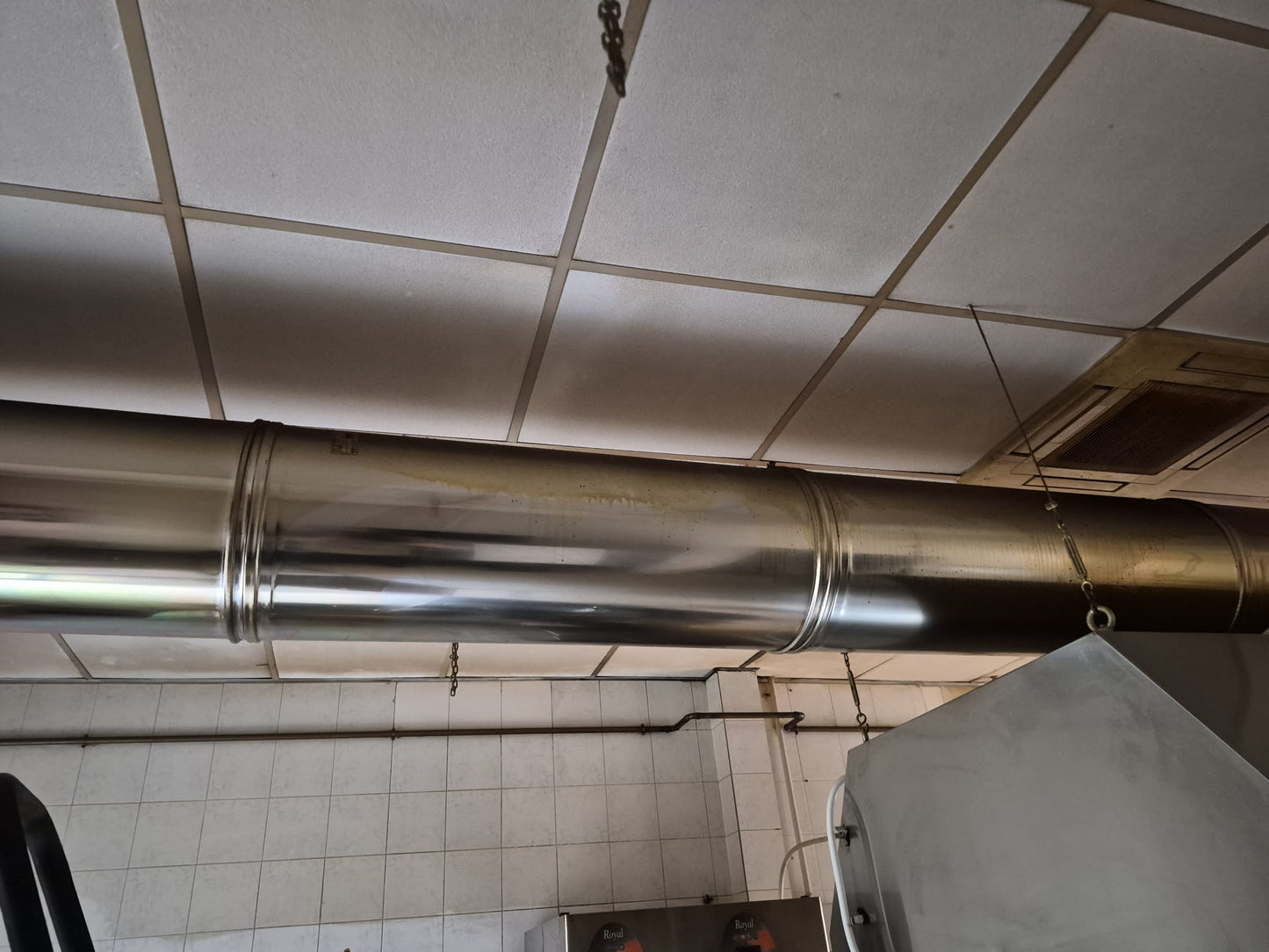 Cappa da Centro Professionale Usata Completa