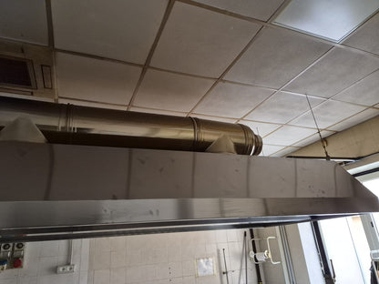 Cappa da Centro Professionale Usata Completa