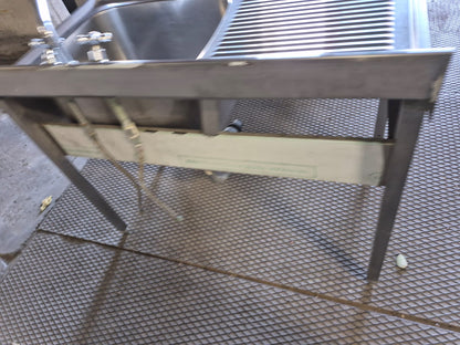 Lavandino in Acciaio Professionale Usato Larho 120cm