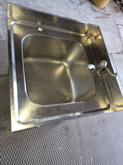 Lavandino in Acciaio Professionale 70*70 usato