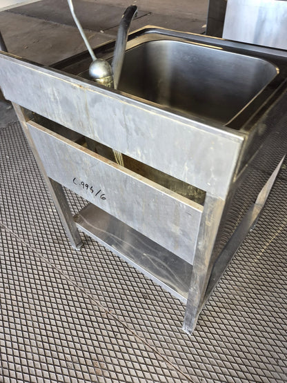 Lavandino in Acciaio Professionale 70*70 usato